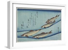 Sweetfish, 1832-1833-Utagawa Hiroshige-Framed Giclee Print