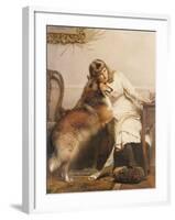 Sweethearts, 1890-Charles Burton Barber-Framed Giclee Print