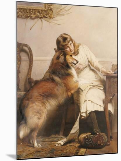 Sweethearts, 1890-Charles Burton Barber-Mounted Giclee Print