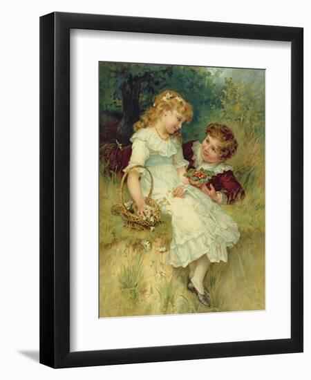 Sweethearts, from the Pears Annual, 1905-Frederick Morgan-Framed Premium Giclee Print