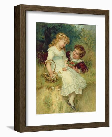 Sweethearts, from the Pears Annual, 1905-Frederick Morgan-Framed Giclee Print