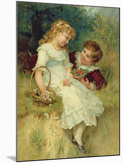 Sweethearts, from the Pears Annual, 1905-Frederick Morgan-Mounted Giclee Print