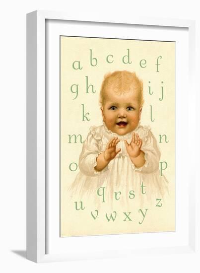 Sweetie's Alphabet-Ida Waugh-Framed Art Print
