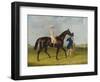 Sweetmeat, a Dark Bay Racehorse with Whitehouse Led by Trainer on a Racecourse, 1845-Herbert-clayton Desvignes-Framed Giclee Print