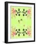 Sweetpea Repeat, 2013-Anna Platts-Framed Giclee Print