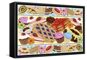 Sweets 3-Kimura Designs-Framed Stretched Canvas