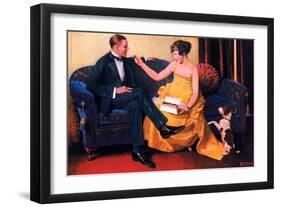 Sweets for the Sweet-Norman Rockwell-Framed Giclee Print