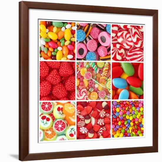 Sweets-egal-Framed Art Print