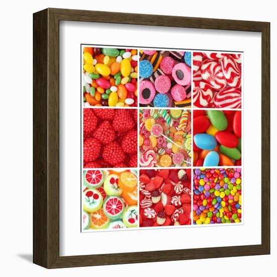 Sweets-egal-Framed Art Print