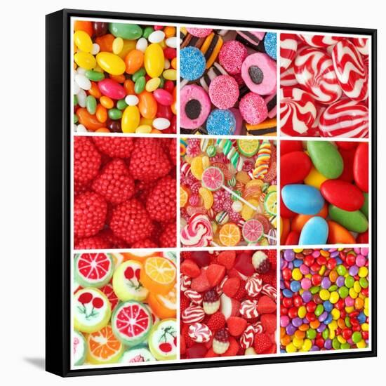 Sweets-egal-Framed Stretched Canvas