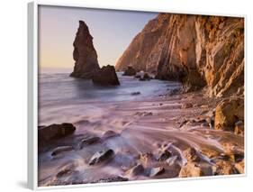 Swell at Playa Del Silencio, Costa Verde, Asturias, Spain-Rainer Mirau-Framed Photographic Print