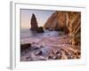 Swell at Playa Del Silencio, Costa Verde, Asturias, Spain-Rainer Mirau-Framed Photographic Print