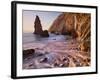 Swell at Playa Del Silencio, Costa Verde, Asturias, Spain-Rainer Mirau-Framed Photographic Print