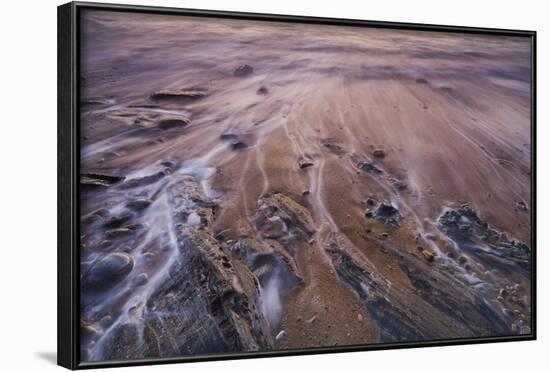 Swell at the Playa Del Silencio, Costa Verde, Asturias, Spain-Rainer Mirau-Framed Photographic Print