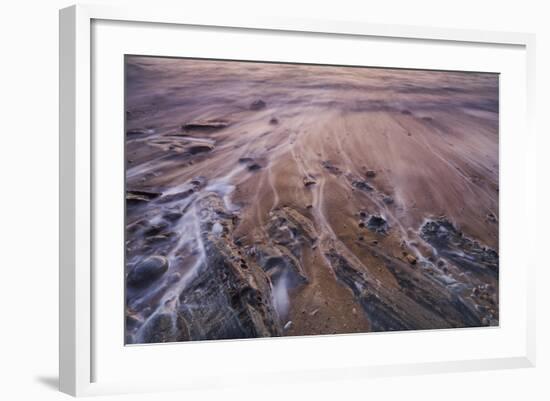 Swell at the Playa Del Silencio, Costa Verde, Asturias, Spain-Rainer Mirau-Framed Photographic Print