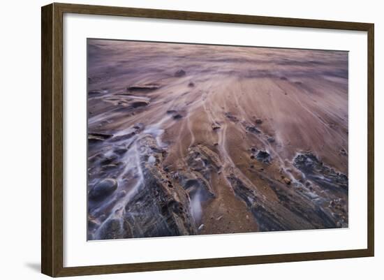 Swell at the Playa Del Silencio, Costa Verde, Asturias, Spain-Rainer Mirau-Framed Photographic Print