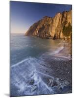 Swell at the Playa Del Silencio, Costa Verde, Asturias, Spain-Rainer Mirau-Mounted Photographic Print