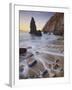 Swell in the Playa Del Silencio, Costa Verde, Asturias, Spain-Rainer Mirau-Framed Photographic Print