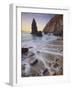 Swell in the Playa Del Silencio, Costa Verde, Asturias, Spain-Rainer Mirau-Framed Photographic Print