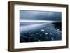 Swept Away, Black Sand Beach, Glacier Lagoon Iceland-Vincent James-Framed Photographic Print