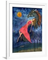 Swept Away by the Beast-Wyanne-Framed Giclee Print