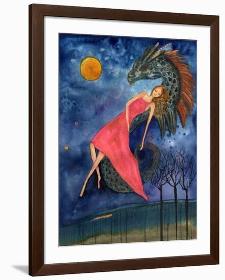 Swept Away by the Beast-Wyanne-Framed Giclee Print