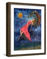 Swept Away by the Beast-Wyanne-Framed Giclee Print