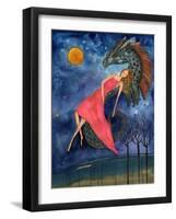 Swept Away by the Beast-Wyanne-Framed Giclee Print