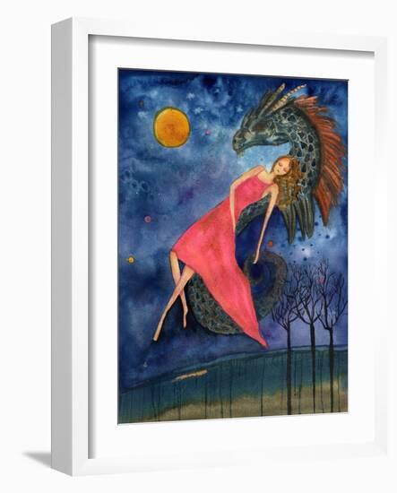 Swept Away by the Beast-Wyanne-Framed Giclee Print