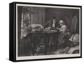 Swift and Stella-Margaret Isabel Dicksee-Framed Stretched Canvas