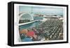 Swift Bridge and Theater, Chicago World Fair-null-Framed Stretched Canvas