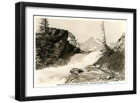 Swift Current Falls, Glacier-null-Framed Art Print