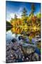 Swift River Autumn Reflections, New Hampshire-George Oze-Mounted Photographic Print