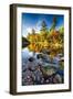 Swift River Autumn Reflections, New Hampshire-George Oze-Framed Photographic Print