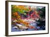 Swift River Autumn Scenic, New Hampshire-George Oze-Framed Photographic Print