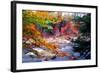 Swift River Autumn Scenic, New Hampshire-George Oze-Framed Photographic Print