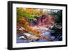 Swift River Autumn Scenic, New Hampshire-George Oze-Framed Photographic Print