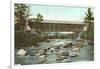 Swift River Bridge, Conway, New Hampshire-null-Framed Art Print