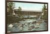 Swift River Bridge, Conway, New Hampshire-null-Framed Art Print