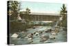 Swift River Bridge, Conway, New Hampshire-null-Stretched Canvas