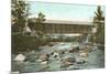 Swift River Bridge, Conway, New Hampshire-null-Mounted Premium Giclee Print