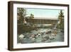 Swift River Bridge, Conway, New Hampshire-null-Framed Art Print