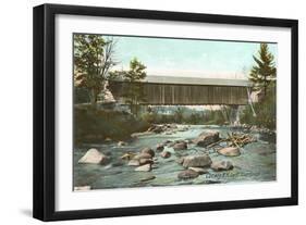 Swift River Bridge, Conway, New Hampshire-null-Framed Art Print