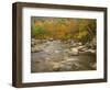 Swift River Flowing Trough Forest in Autumn, White Mountains National Forest, New Hampshire, USA-Adam Jones-Framed Photographic Print