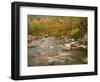 Swift River Flowing Trough Forest in Autumn, White Mountains National Forest, New Hampshire, USA-Adam Jones-Framed Photographic Print