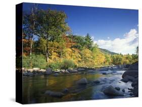 Swift River in Autumn, White Mountains National Forest, New Hampshire, USA-Adam Jones-Stretched Canvas