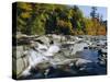 Swift River, Kangamagus Highway, New Hampshire, USA-Fraser Hall-Stretched Canvas
