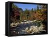 Swift River, Kangamagus Highway, White Mountains National Forest, New Hampshire, USA-Fraser Hall-Framed Stretched Canvas