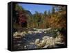 Swift River, Kangamagus Highway, White Mountains National Forest, New Hampshire, USA-Fraser Hall-Framed Stretched Canvas