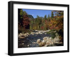 Swift River, Kangamagus Highway, White Mountains National Forest, New Hampshire, USA-Fraser Hall-Framed Photographic Print